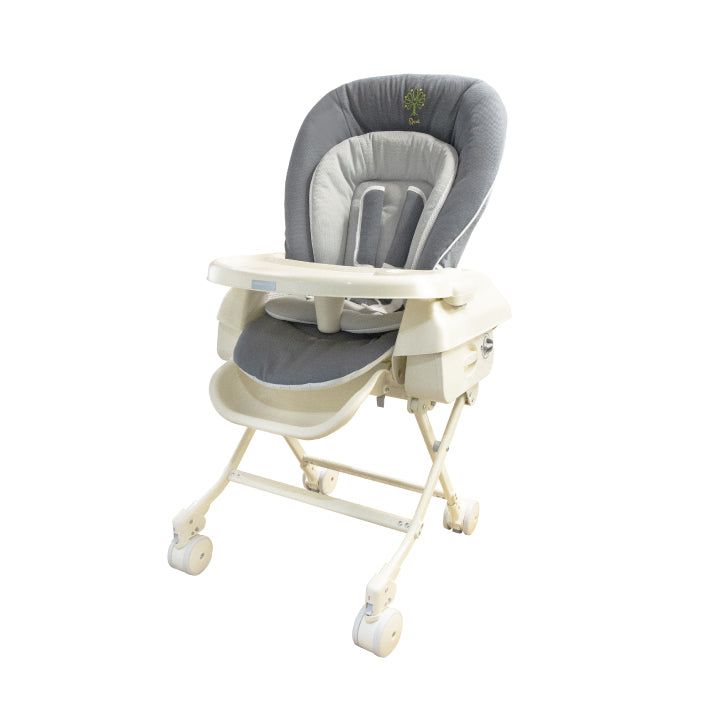 Baby Star Hi-Lo Swing High Chair - Grey **