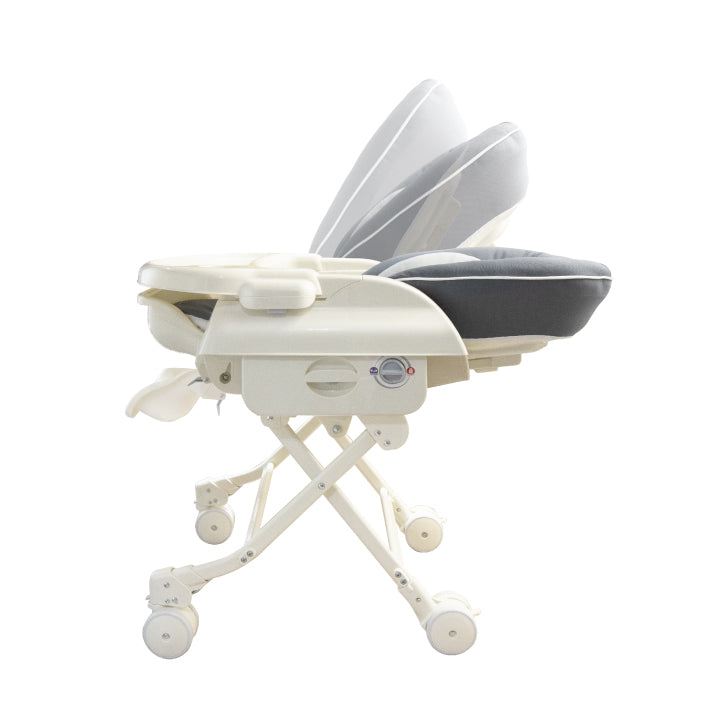 Baby Star Hi-Lo Swing High Chair - Grey **