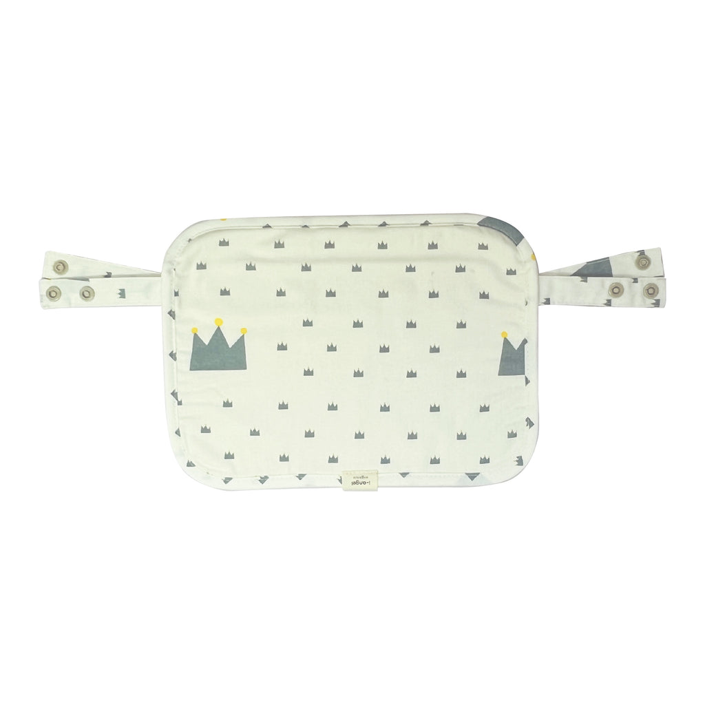 i-angel Organic Front Teething Pad -Crown White