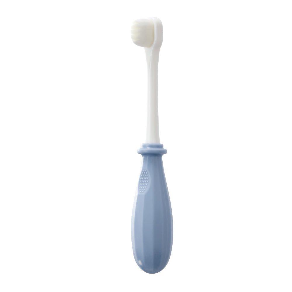 KUKU Soft Bristle Toothbrush 4-8 years - Dusty Blue