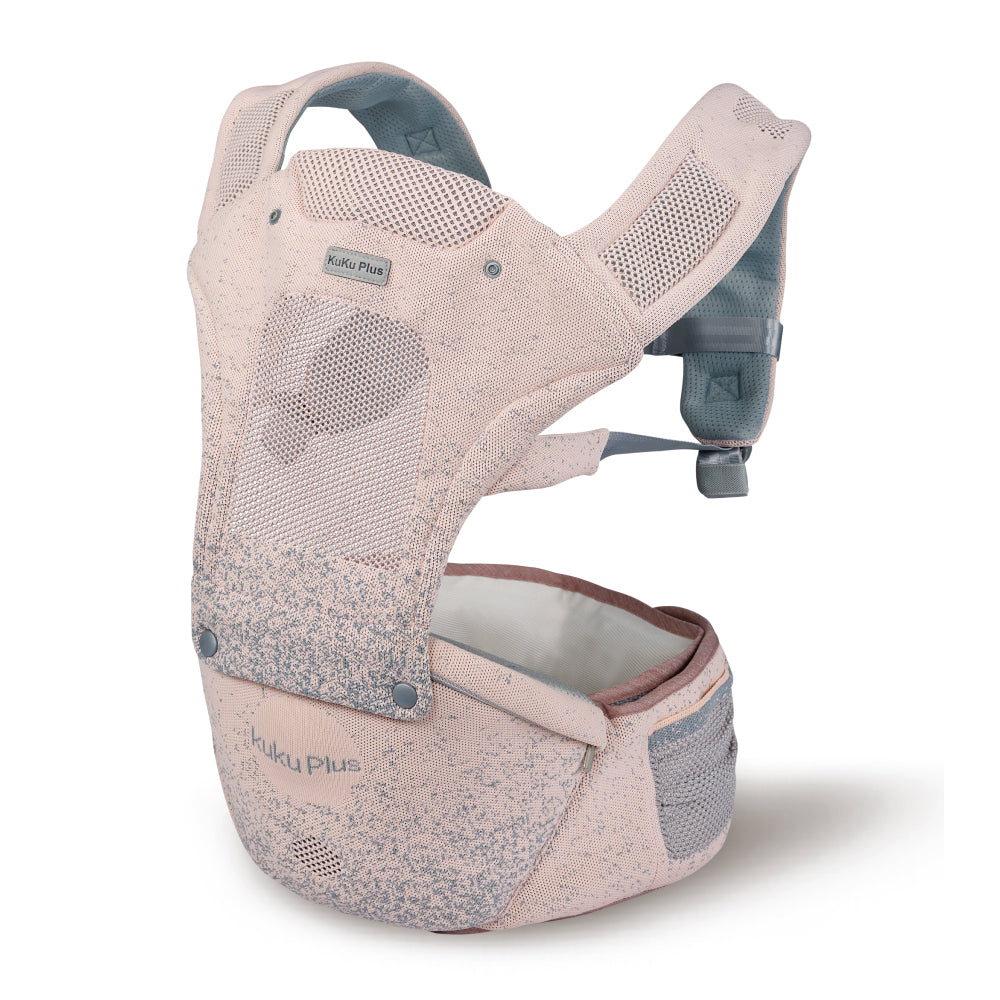 KUKU PLUS Air Hip Seat Carrier - Stylish Pink