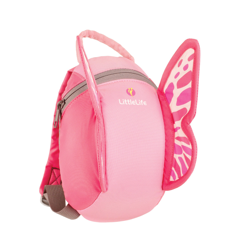 LittleLife Toddler Backpack with Rein - Butterfly