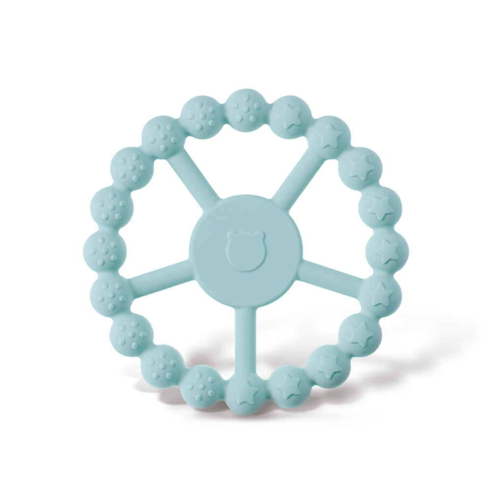 KUKU PLUS Silicone Ferris Wheel Teether - Bubble Blue