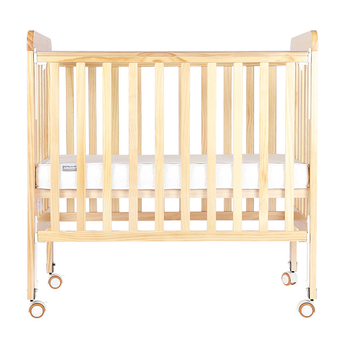 [DISPLAY] Baby Star Melio Baby Cot with 3" Mattress - Natural / New Zealand Pine**